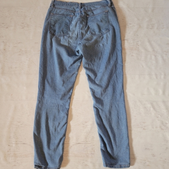 Free people curvy high rise light wash denim jeans size 30 - Picture 3 of 6